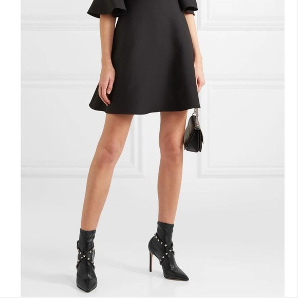 VALENTINO GARAVANI Rockstud Studwrap 105 leather ankle boots - Picture 3 of 5